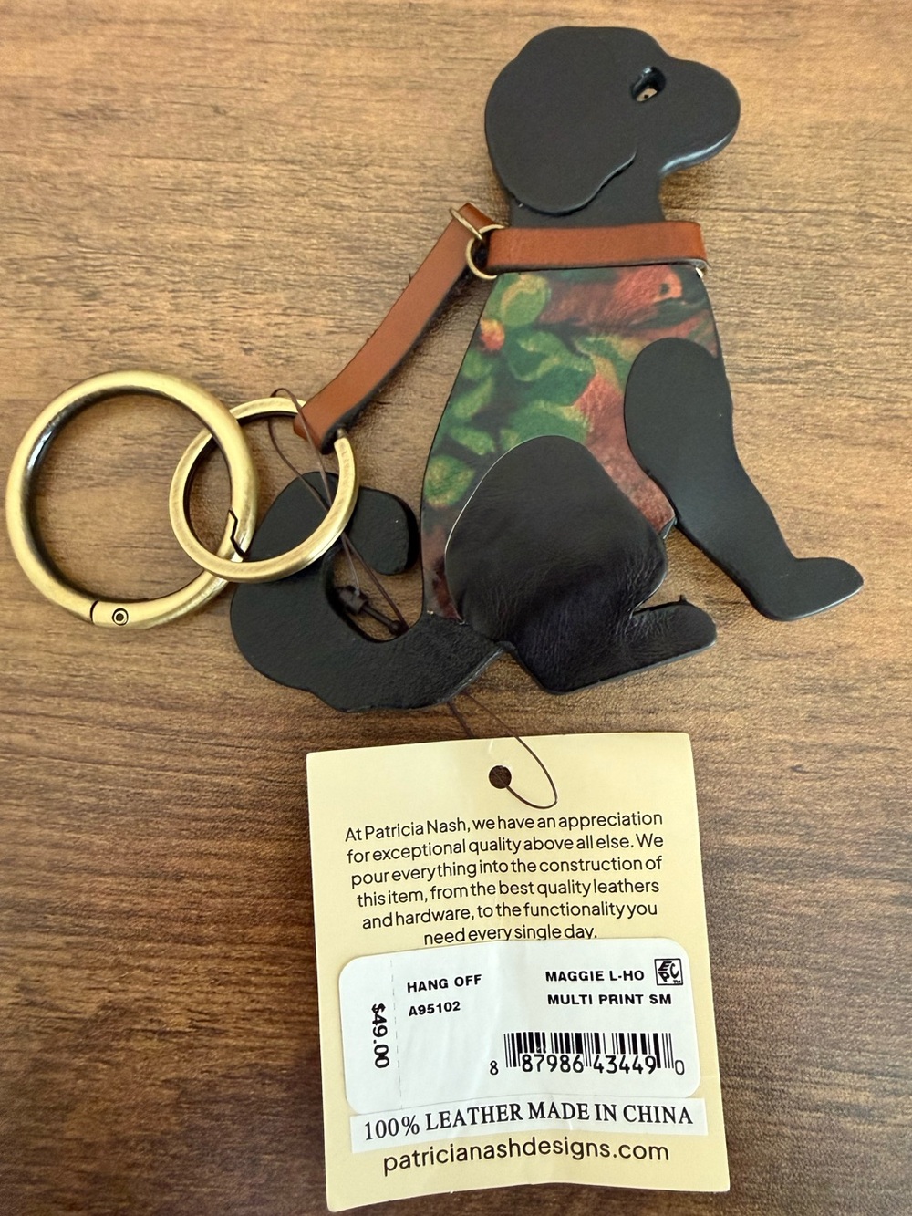 Patricia Nash Multi-Print Maggie Bag Charm - Picture 2 of 3